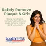 toothbrite natural whitening tooth scrub - 1 Pack Combo With FREE Bamboo Toothbrush - Image 4